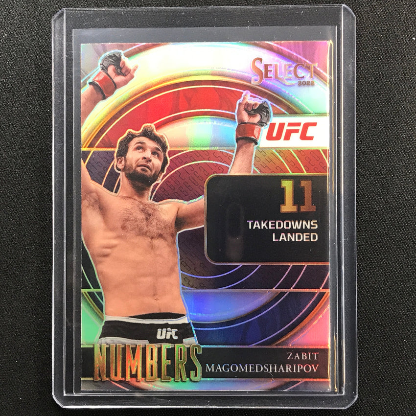 2022 Select ZABIT MAGOMEDSHARIPOV Select Numbers Silver Prizm #24