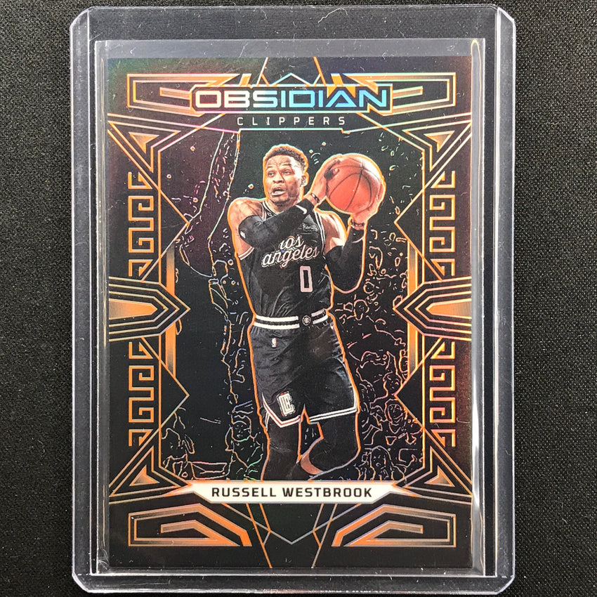 2022-23 Obsidian Russell Westbrook Electric Etch Orange 6/50 No 60