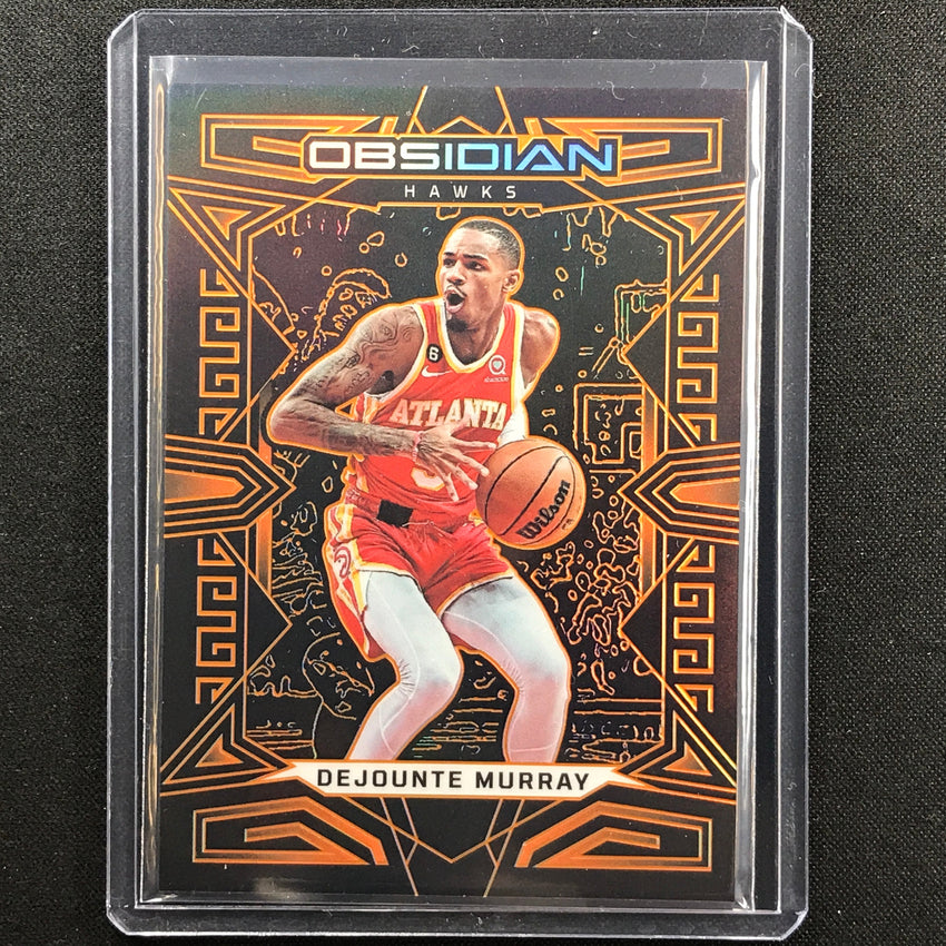 2022-23 Obsidian Dejounte Murray Electric Etch Orange 36/50 No 102