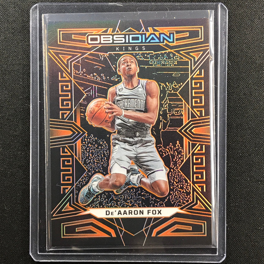 2022-23 Obsidian Deaaron Fox Electric Etch Orange 36/50 No 122