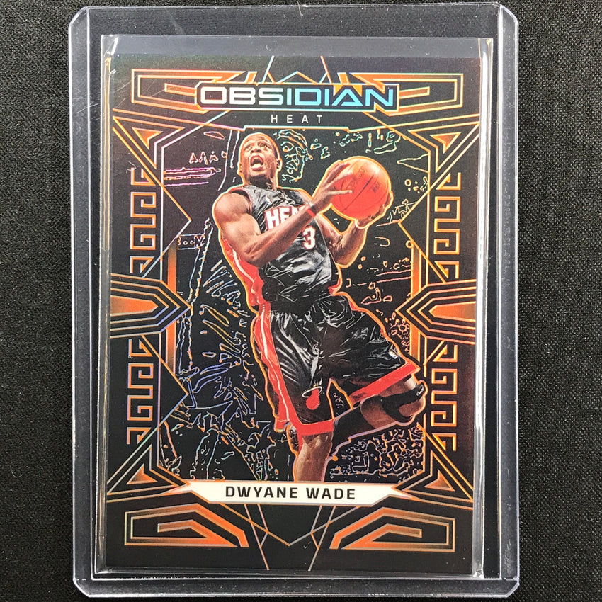 2022-23 Obsidian Dwyane Wade Electric Etch Orange 34/50 No 147
