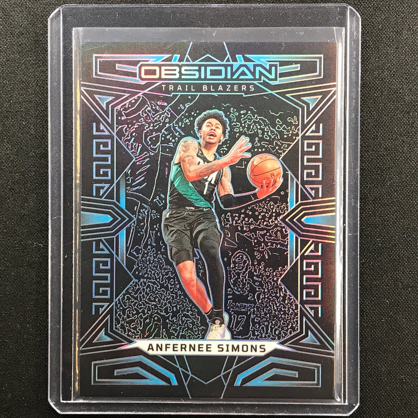 2022-23 Obsidian Anfernee Simons Electric Etch Blue 4/30 No 55