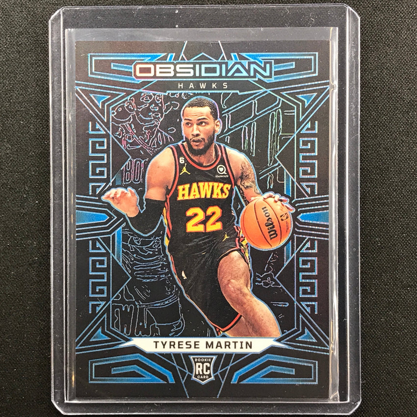 2022-23 Obsidian TYRESE MARTIN Rookie Electric Etch Blue 30/30 #159
