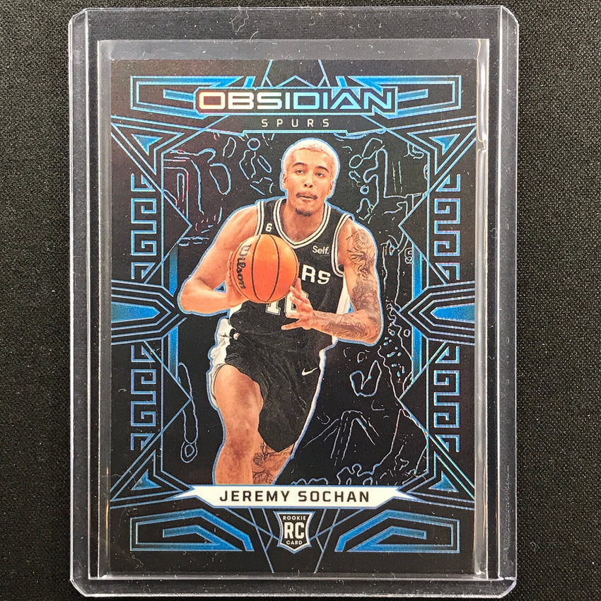 2022-23 Obsidian JEREMY SOCHAN Rookie Electric Etch Blue 28/30 #169