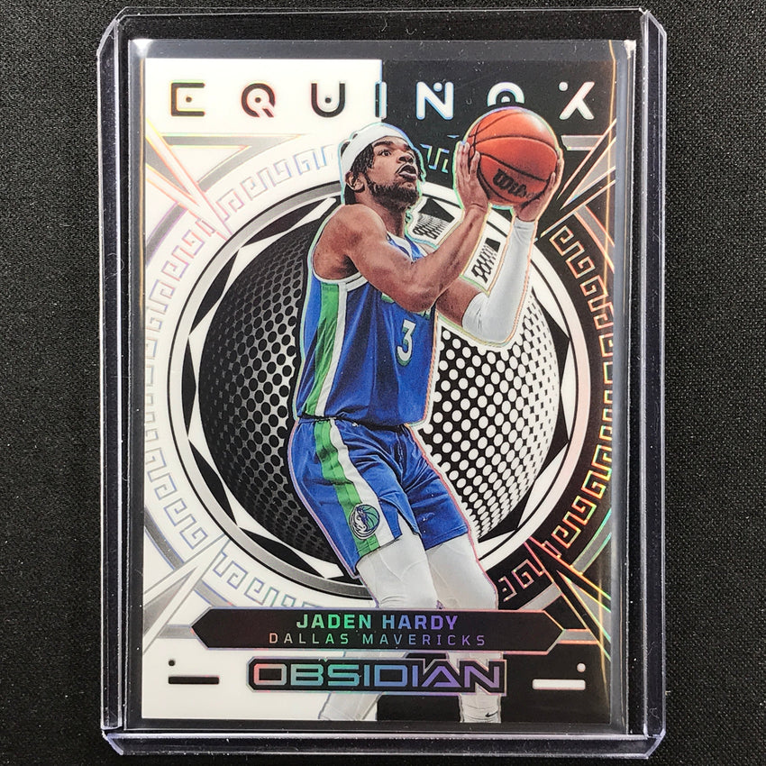 2022-23 Obsidian Jaden Hardy Equinox Rookie Silver Prizm 74/99