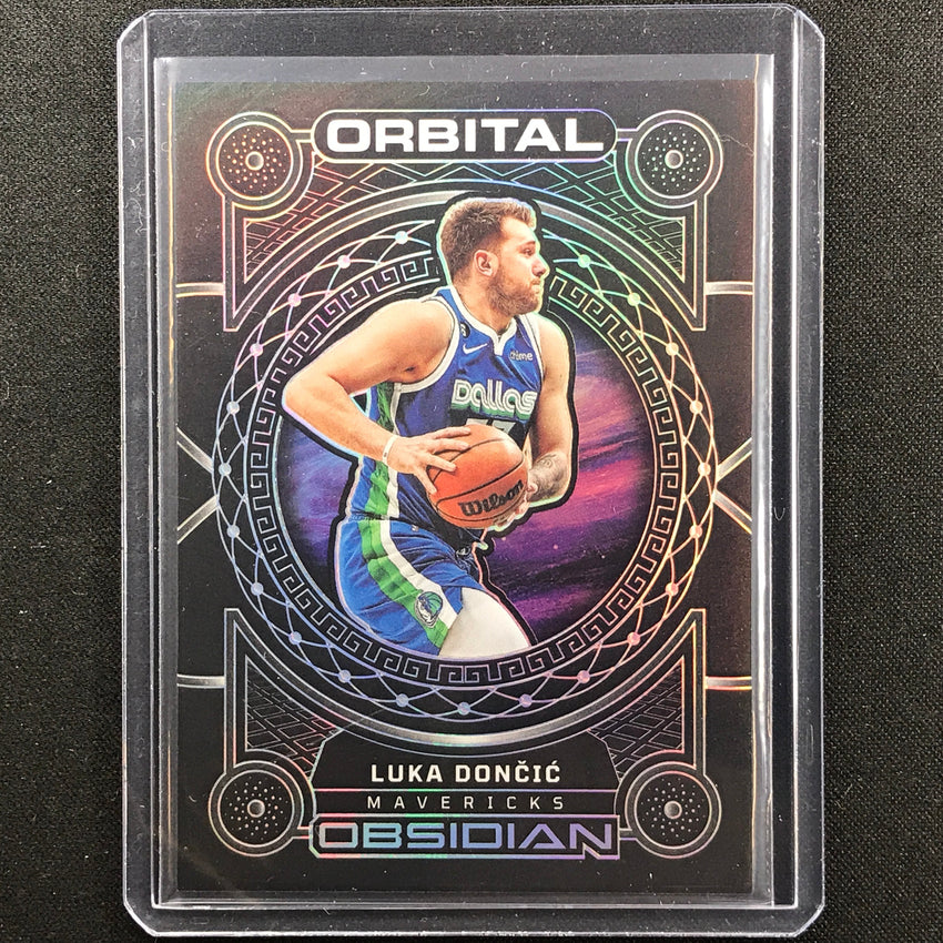 2022-23 Obsidian Luka Doncic Orbital Silver Prizm 70/99