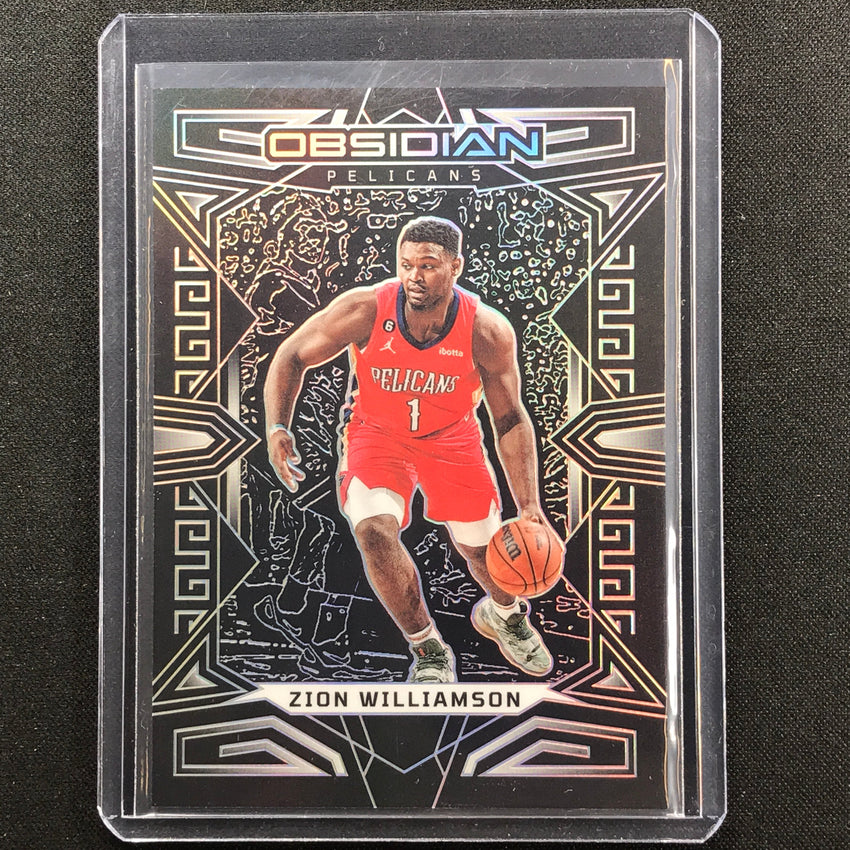 2022-23 Obsidian Zion Williamson Base Silver Prizm No 35