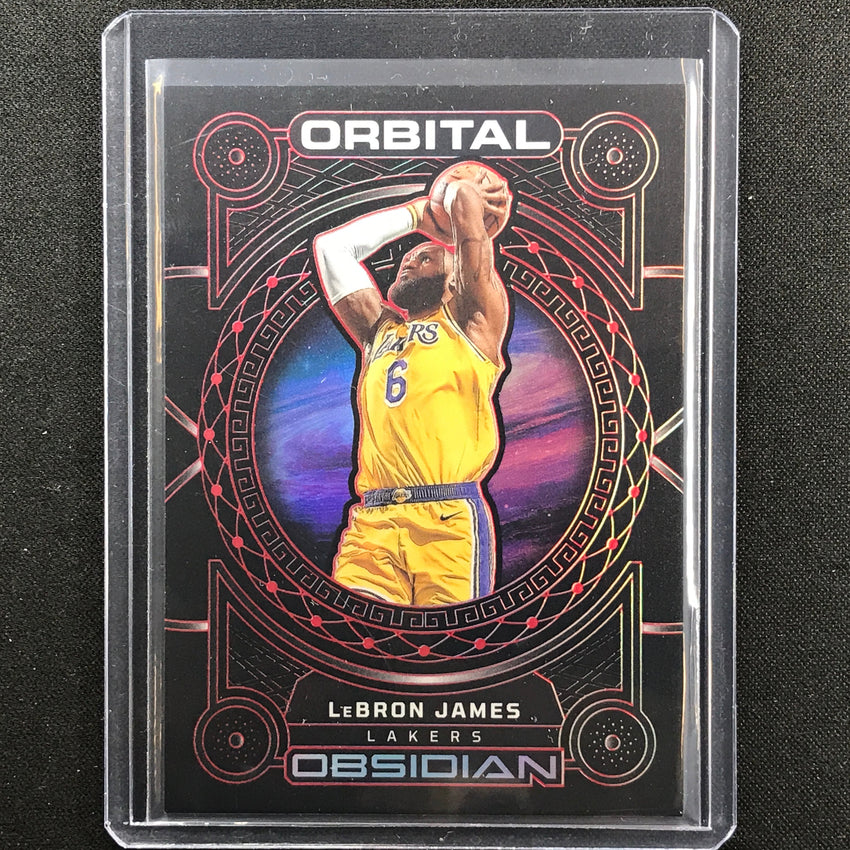 2022-23 Obsidian Lebron James Orbital Electric Etch Red 2/5