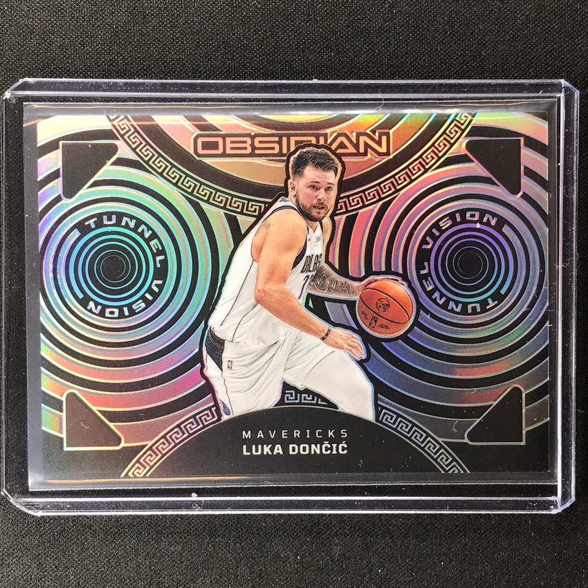 2022-23 Obsidian Luka Doncic Tunnel Vision Silver Prizm 96/99
