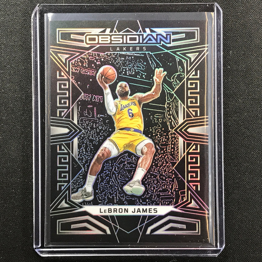 2022-23 Obsidian Lebron James Base Silver Prizm No 36