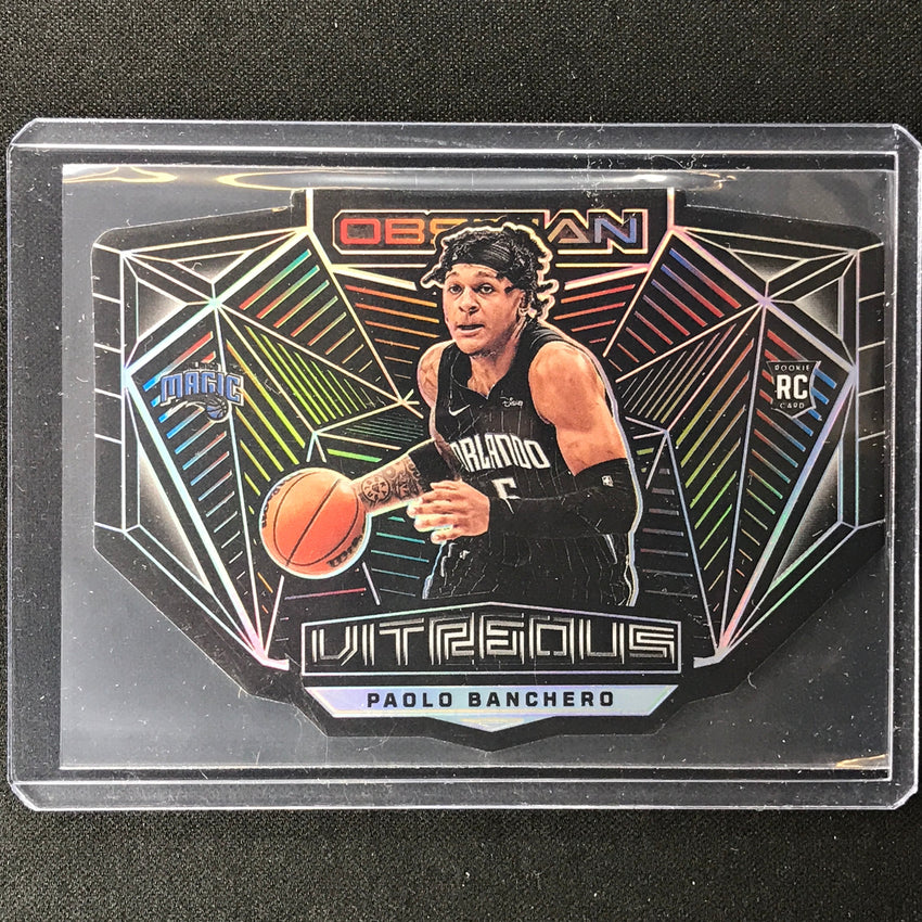2022-23 Obsidian PAOLO BANCHERO Vitreous Rookie Die-Cut SSP #9