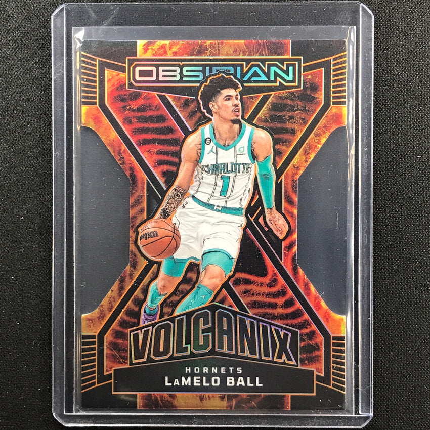 2022-23 Obsidian Lamelo Ball Volcanix Die-cut Ssp No 14