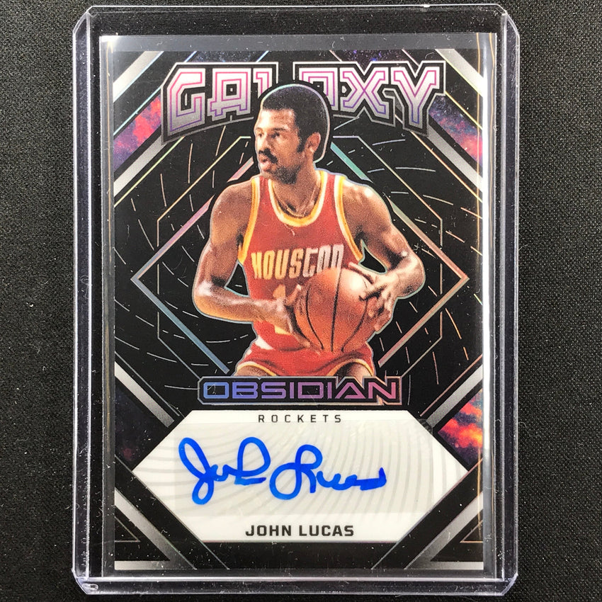 2022-23 Obsidian John Lucas Galaxy Ink Auto Silver Prizm 112/149