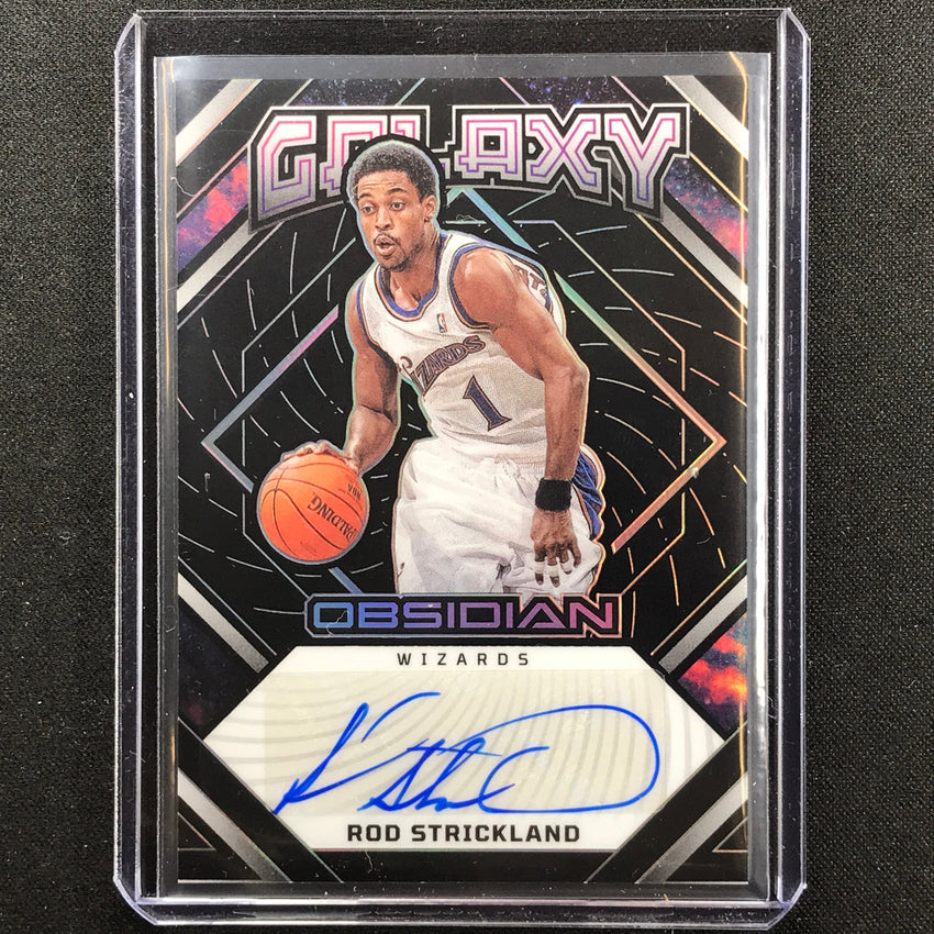2022-23 Obsidian Rod Strickland Galaxy Ink Auto Silver Prizm 65/149