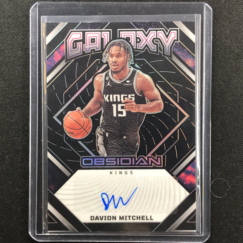 2022-23 Obsidian Davion Mitchell Galaxy Ink Auto Silver Prizm 41/149