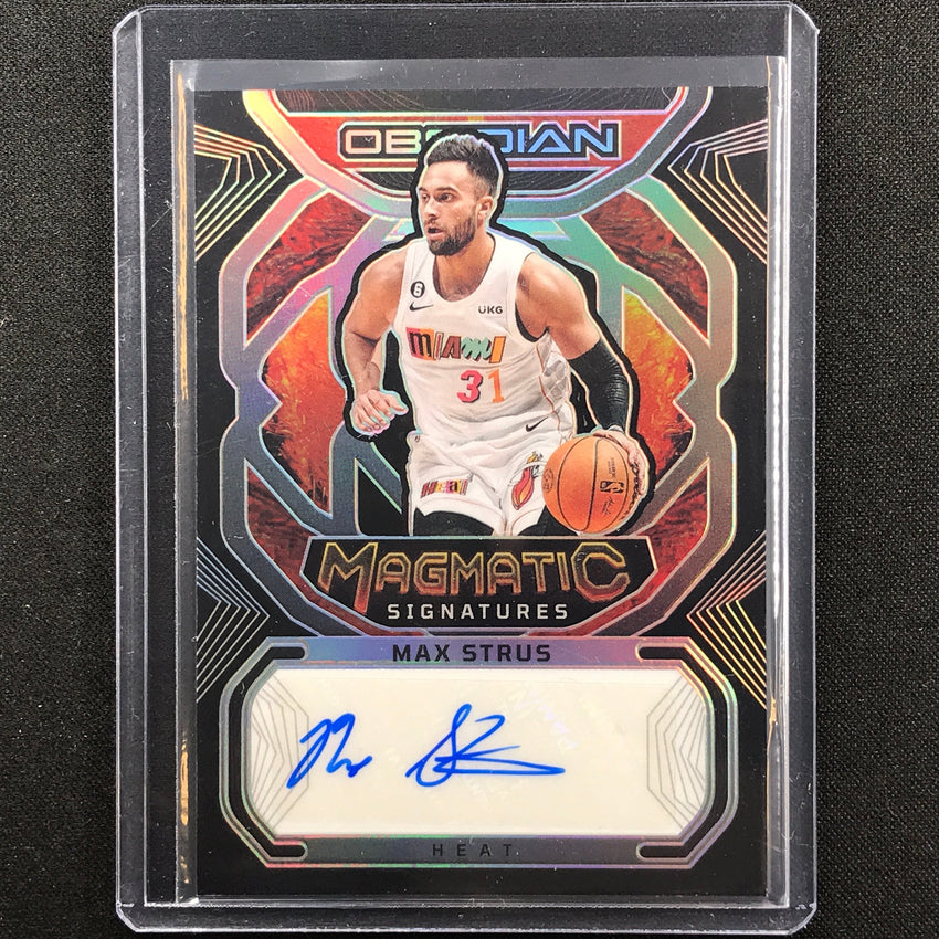 2022-23 Obsidian Max Strus Magmatic Signatures Auto Silver Prizm 18/149