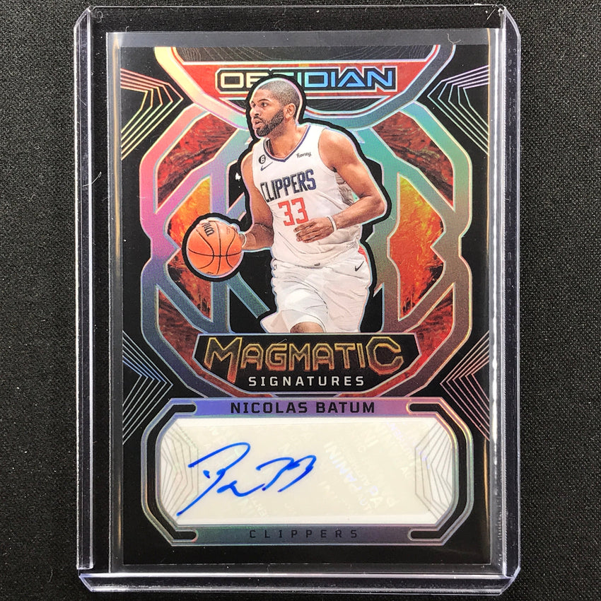 2022-23 Obsidian Nicolas Batum Magmatic Signatures Auto Silver Prizm 125/149