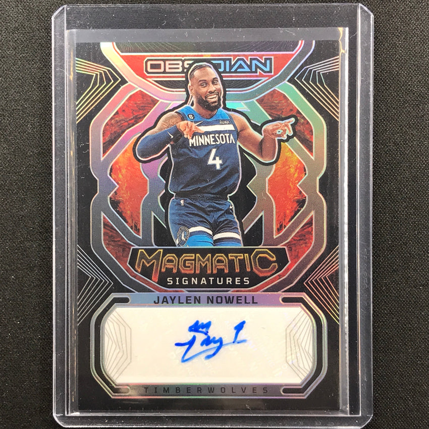 2022-23 Obsidian Jaylen Nowell Magmatic Signatures Auto Silver Prizm 13/149