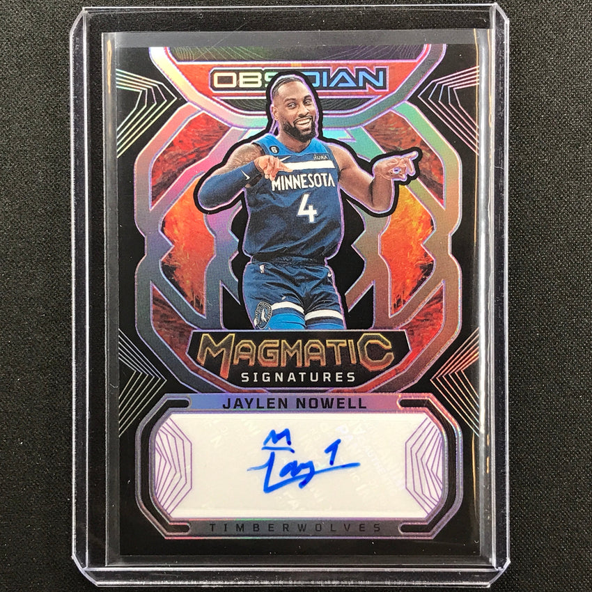2022-23 Obsidian Jaylen Nowell Magmatic Signatures Auto Electric Purple 53/75