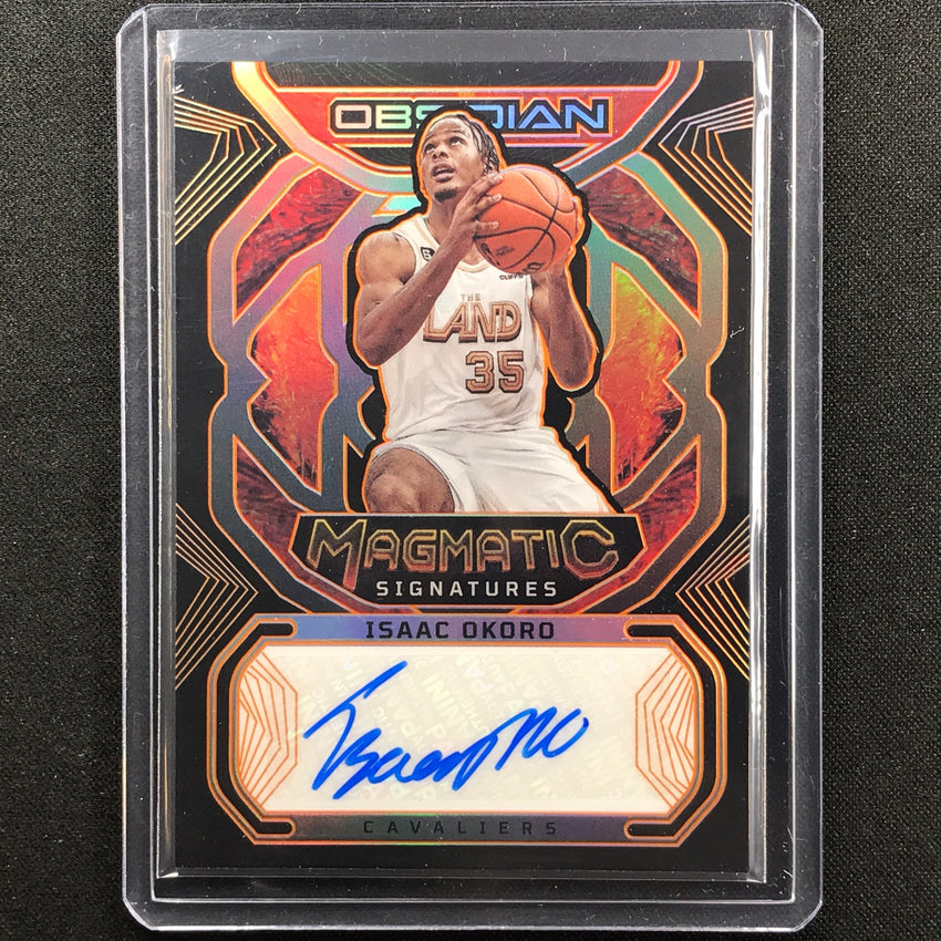 2022-23 Obsidian Isaac Okoro Magmatic Signatures Auto Electric Orange 36/50