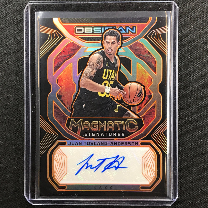 2022-23 Obsidian Juan Toscano-anderson Magmatic Signatures Auto Orange 41/50