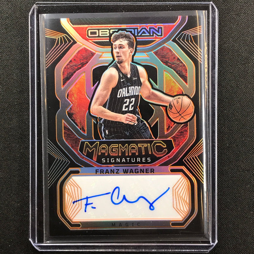 2022-23 Obsidian Franz Wagner Magmatic Signatures Auto Electric Orange 32/50