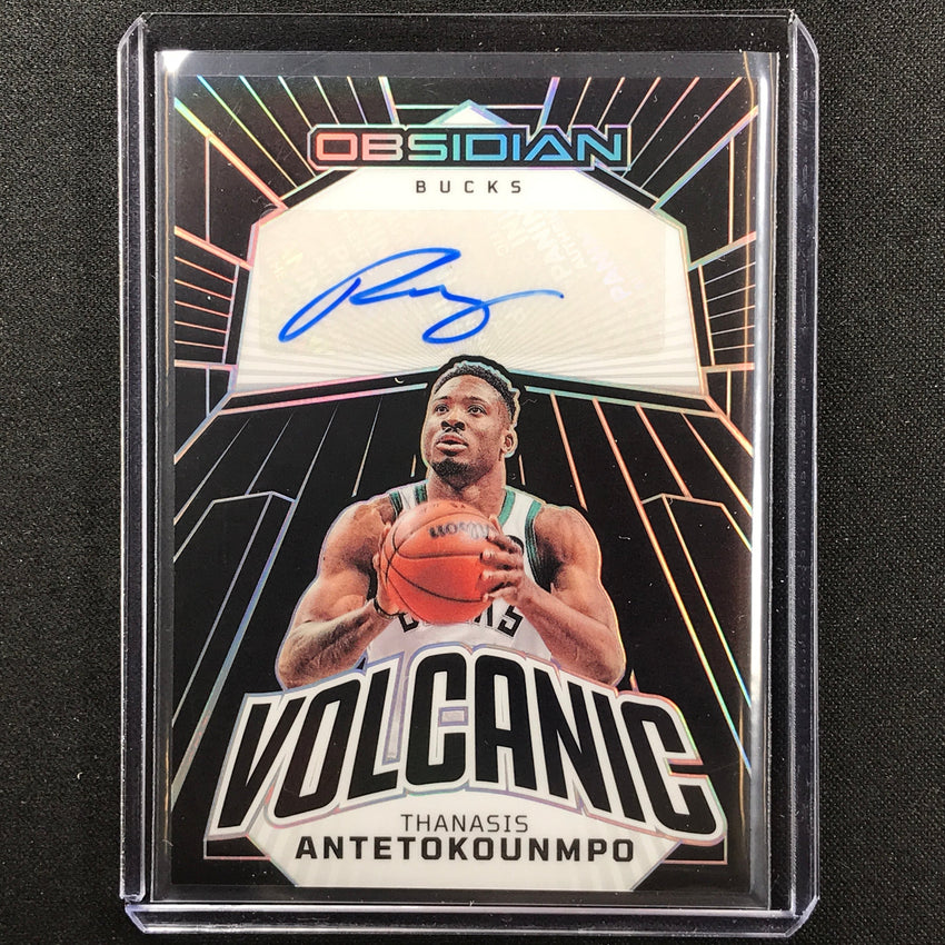 2022-23 Obsidian Thanasis Antetokounmpo Volcanic Signatures Auto Silver 126/149