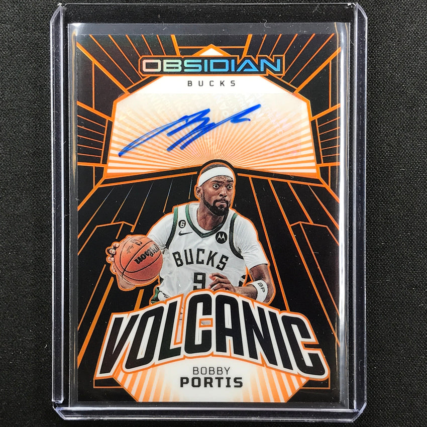 2022-23 Obsidian Bobby Portis Volcanic Signatures Auto Electric Orange 27/35