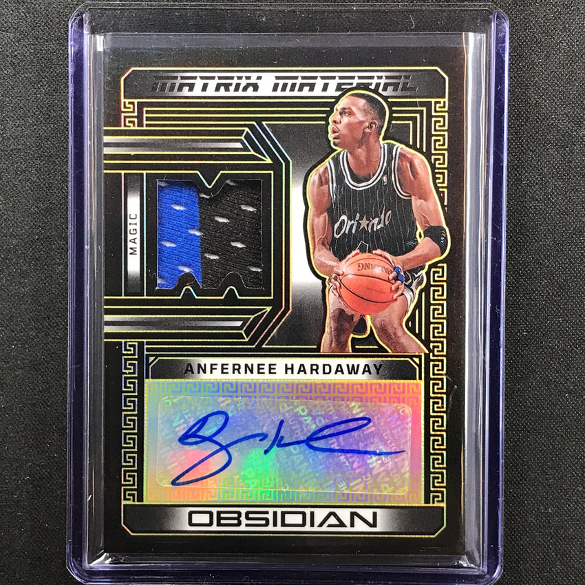 2022-23 Obsidian Anfernee Hardaway Matrix Material Jersey Patch Auto Gold 9/10