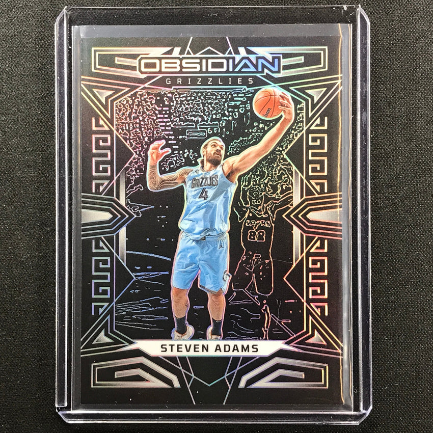 2022-23 Obsidian Steven Adams Base Silver Prizm No 45