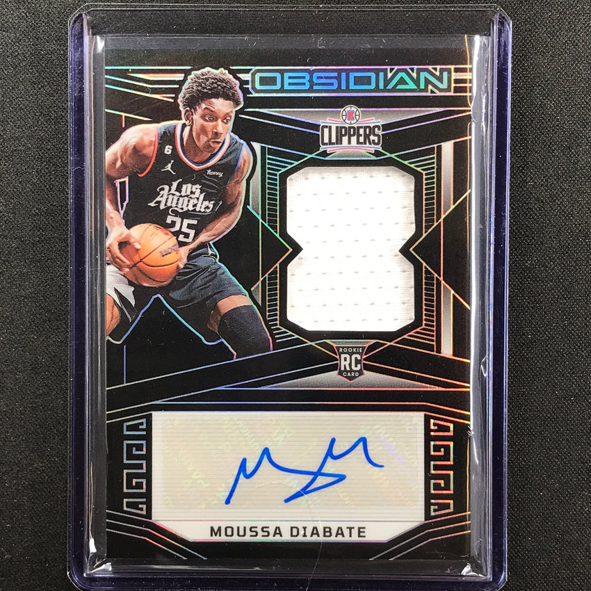 2022-23 Obsidian MOUSSA DIABATE Rookie Jersey Auto Silver Prizm 76/99 #205