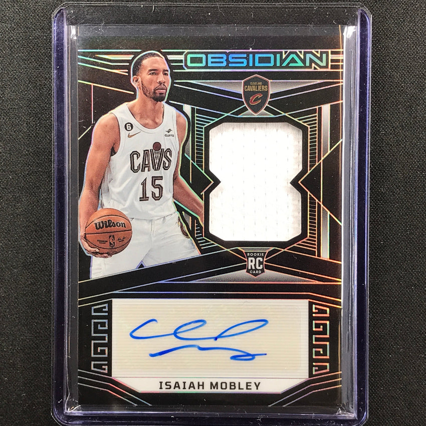 2022-23 Obsidian Isaiah Mobley Rookie Jersey Auto Silver Prizm 59/99 No 219