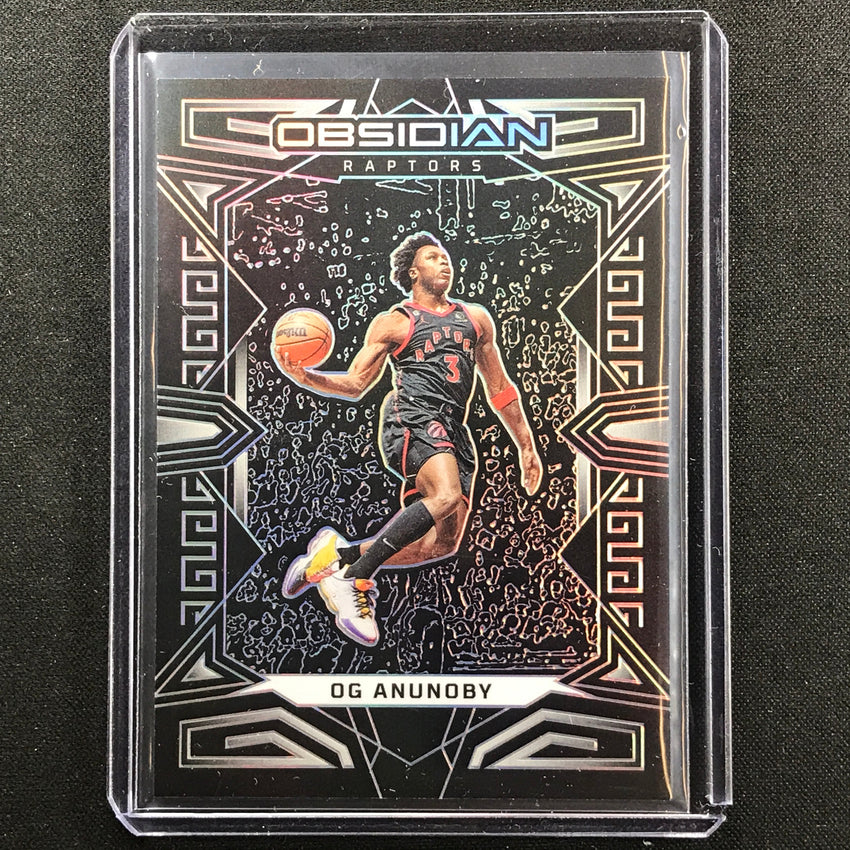 2022-23 Obsidian Og Anunoby Base Silver Prizm No 58
