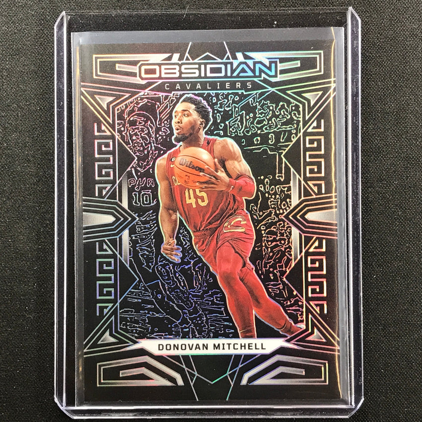 2022-23 Obsidian Donovan Mitchell Base Silver Prizm No 66