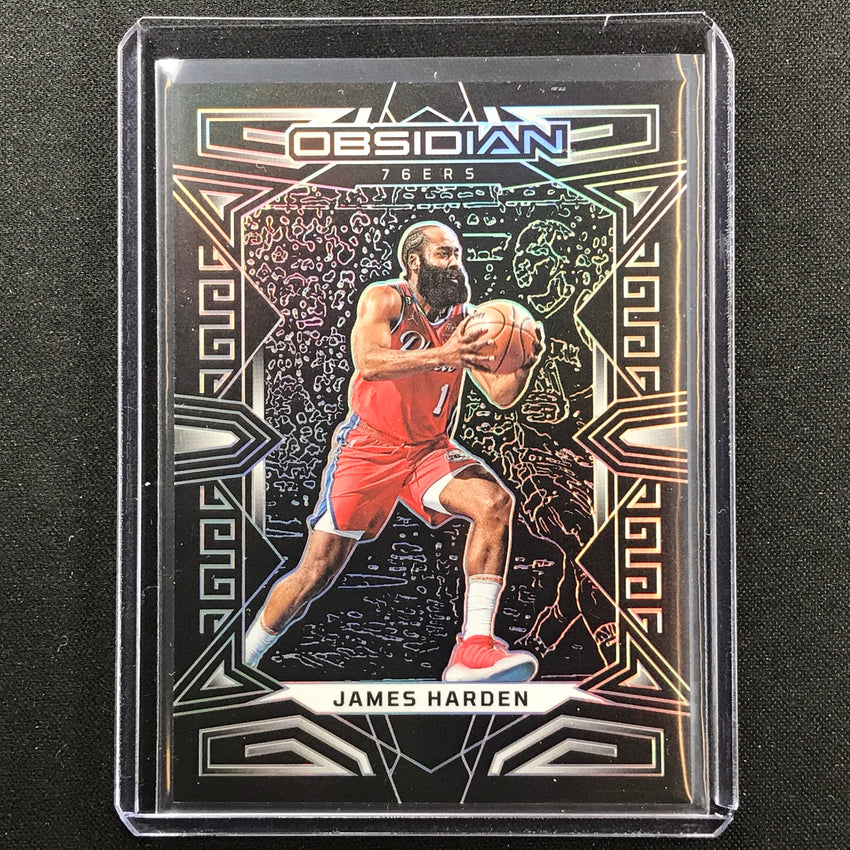 2022-23 Obsidian James Harden Base Silver Prizm No 69