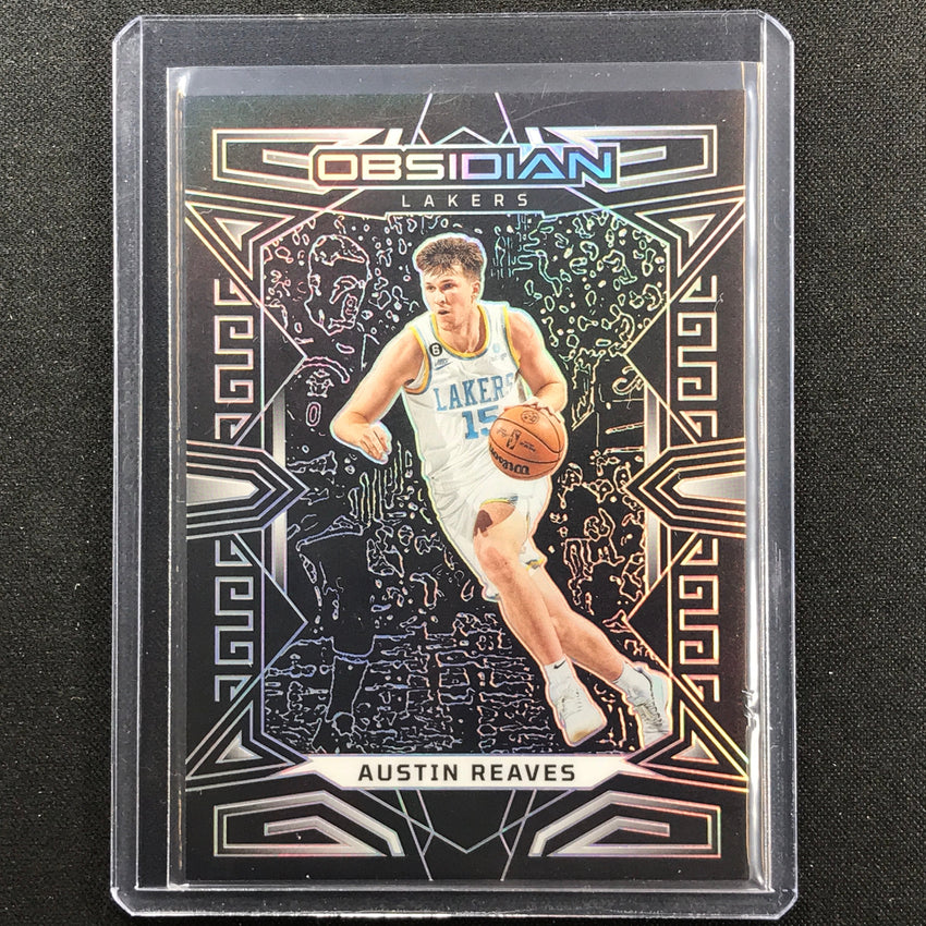 2022-23 Obsidian Austin Reaves Base Silver Prizm No 70