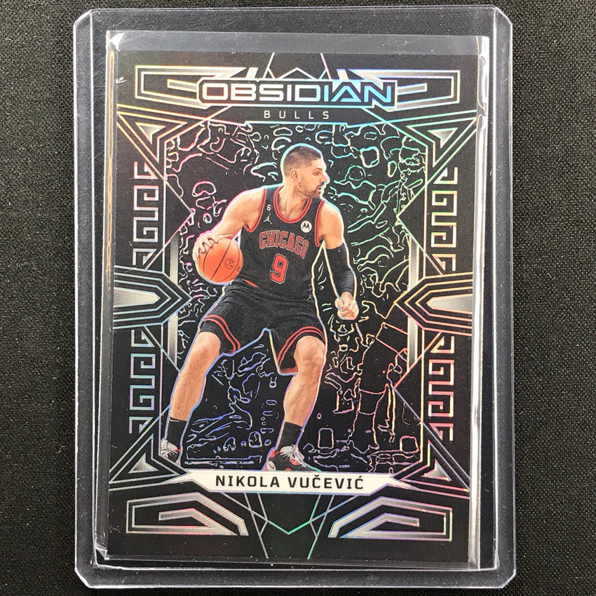 2022-23 Obsidian Nikola Vucevic Base Silver Prizm No 75