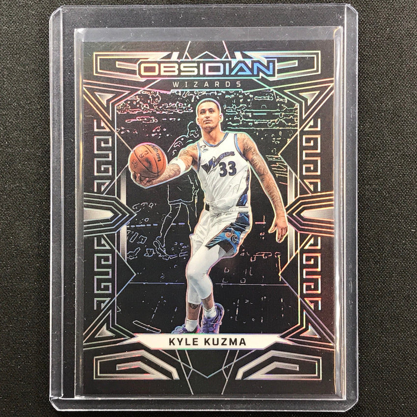 2022-23 Obsidian KYLE KUZMA Base Silver Prizm #76