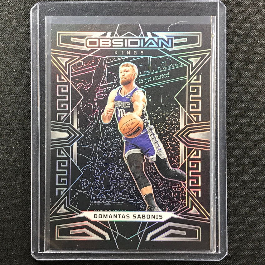 2022-23 Obsidian DOMANTAS SABONIS Base Silver Prizm #80