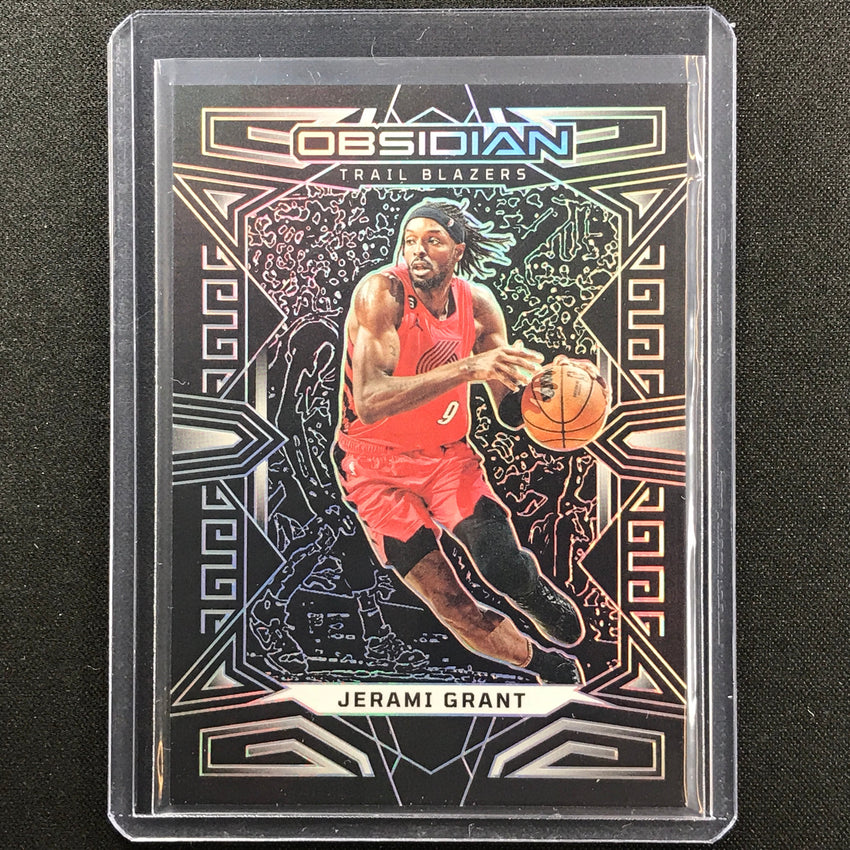 2022-23 Obsidian Jerami Grant Base Silver Prizm No 88