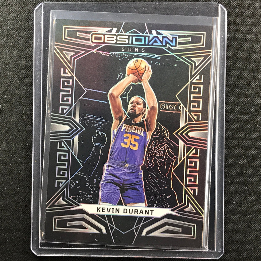 2022-23 Obsidian Kevin Durant Base Silver Prizm No 98