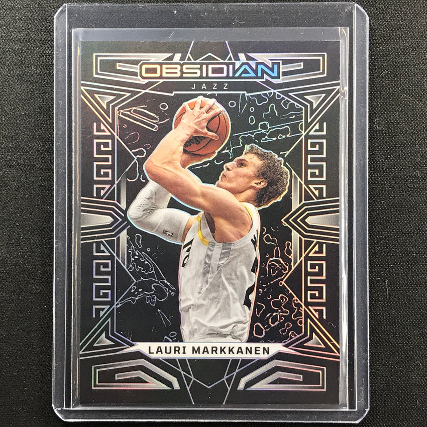 2022-23 Obsidian Lauri Markkanen Base Silver Prizm No 130