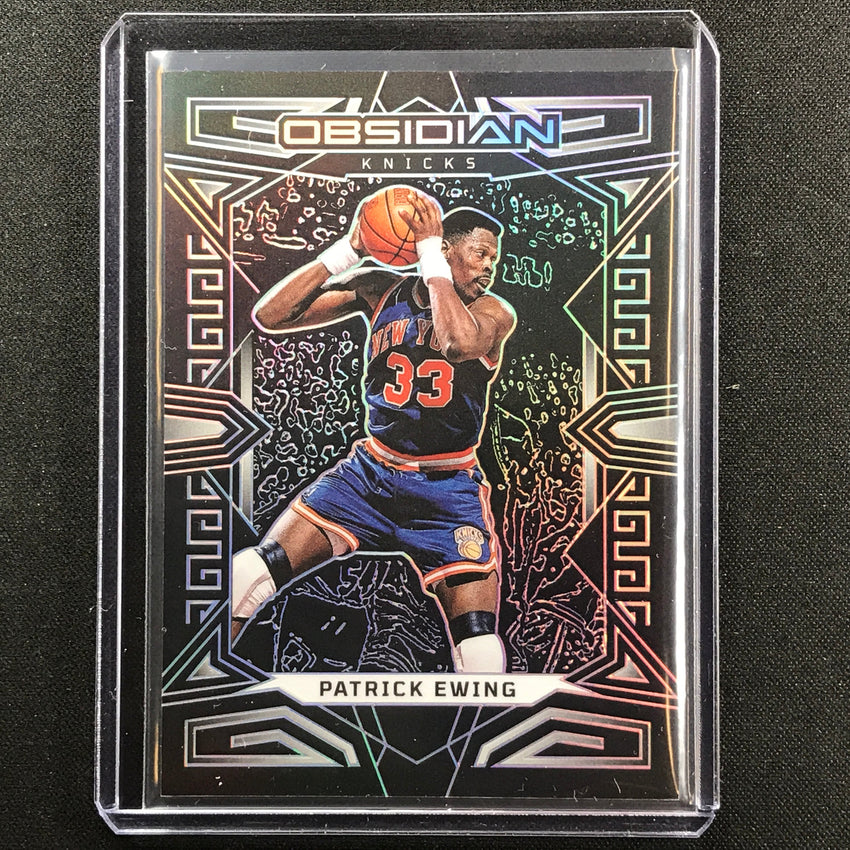 2022-23 Obsidian Patrick Ewing Base Silver Prizm No 133