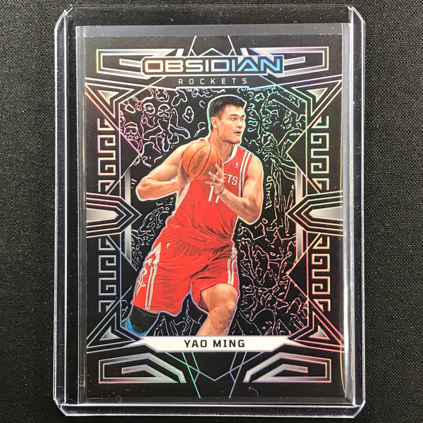 2022-23 Obsidian Yao Ming Base Silver Prizm No 145
