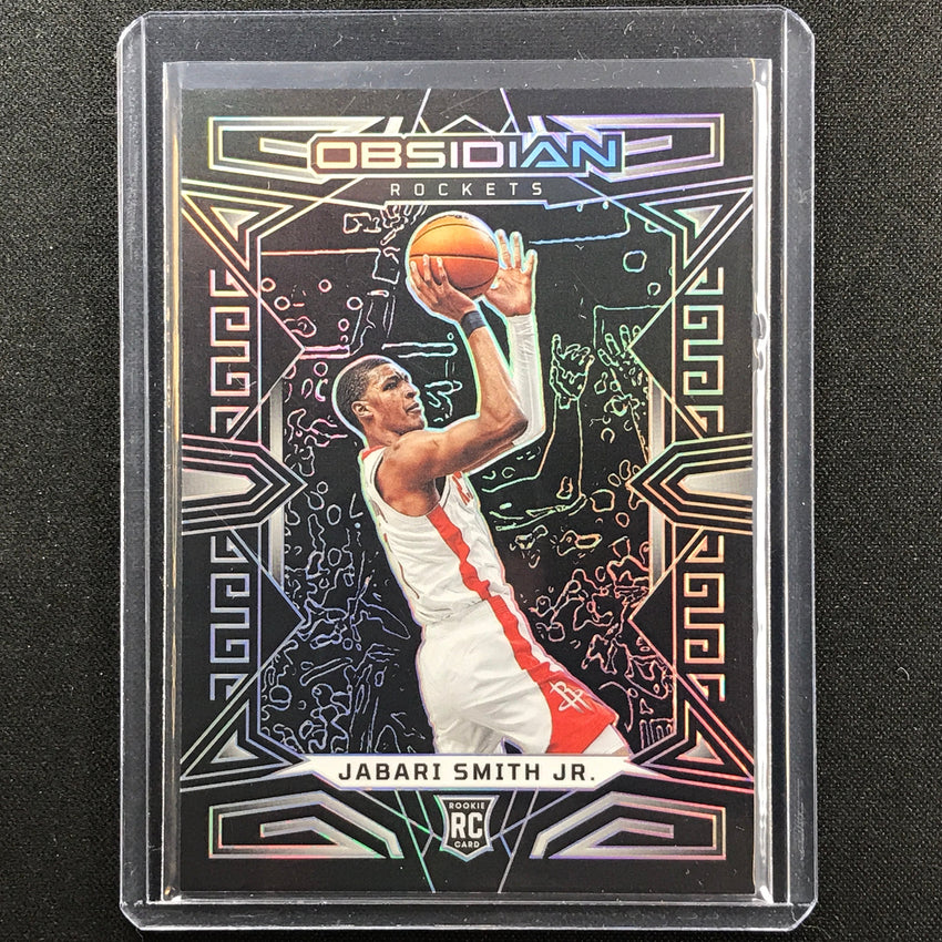 2022-23 Obsidian Jabari Smith Jr. Rookie Base Silver Prizm No 154