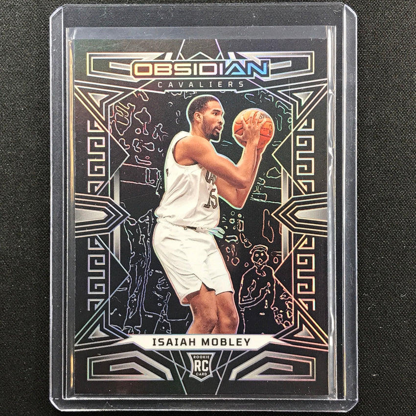 2022-23 Obsidian Isaiah Mobley Rookie Base Silver Prizm No 162