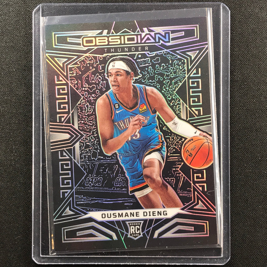 2022-23 Obsidian Ousmane Dieng Rookie Base Silver Prizm No 166