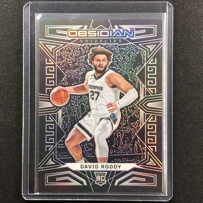 2022-23 Obsidian David Roddy Rookie Base Silver Prizm No 170