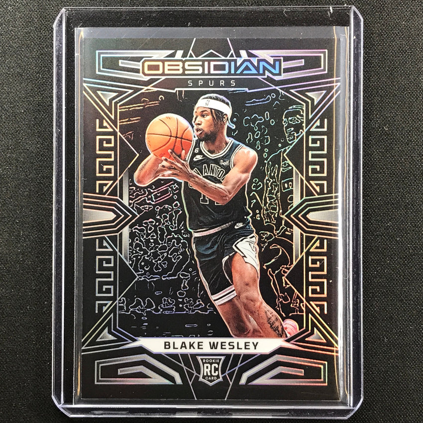 2022-23 Obsidian Blake Wesley Rookie Base Silver Prizm No 171