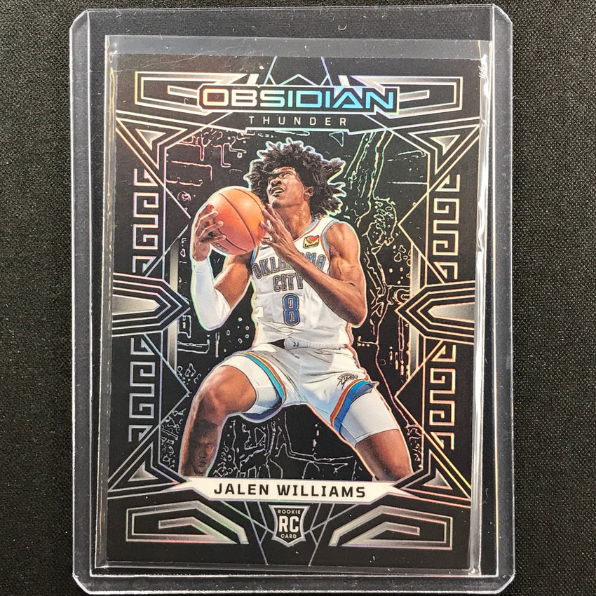 2022-23 Obsidian Jalen Williams Rookie Base Silver Prizm No 189